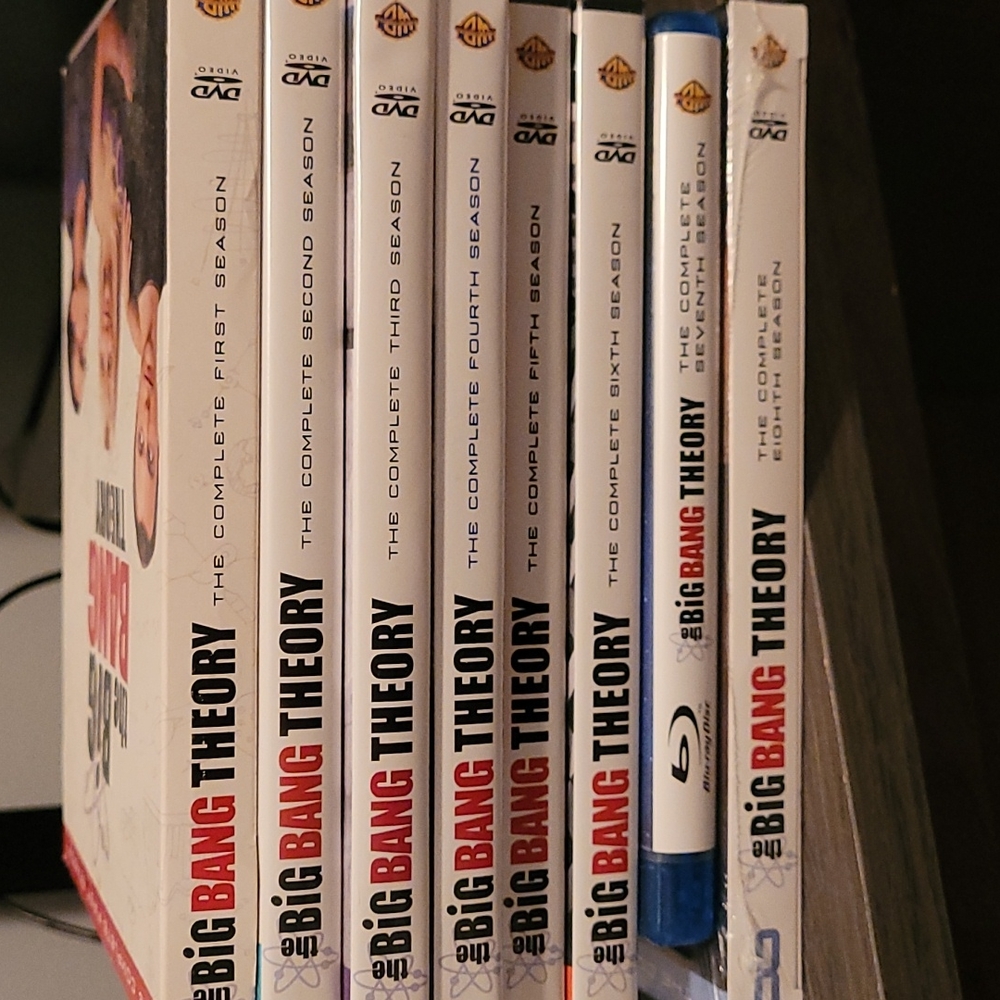 The Big Bang Theory seasons 1-8
